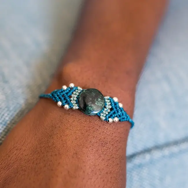 Bracelet - Macrame Jade