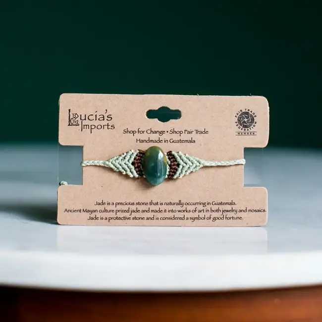 Bracelet - Macrame Jade