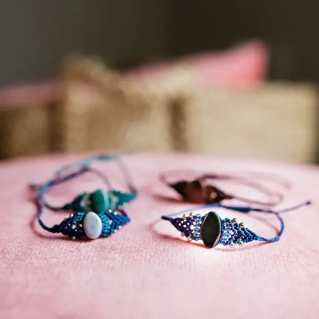 Bracelet - Macrame Jade
