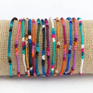 Guatemala Friendship Bracelet - Round Silk