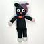 Crochet Rattle - Black Cat Witch