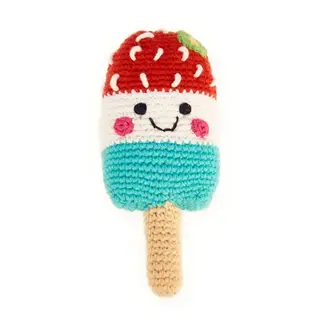 Bangladesh Crochet Rattle - Rocket Pop