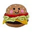 Crochet Rattle - Cheeseburger