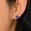 Earrings - Haven Royal Purple Emperor Stone