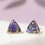 Earrings - Haven Royal Purple Emperor Stone