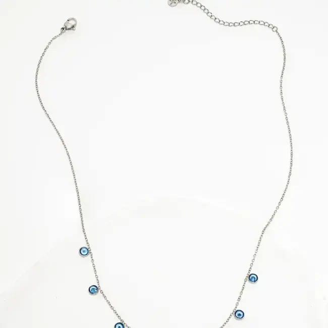 Necklace - Guiding Lights in Silver & Blue