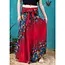 Skirt - Floral Print Maxi