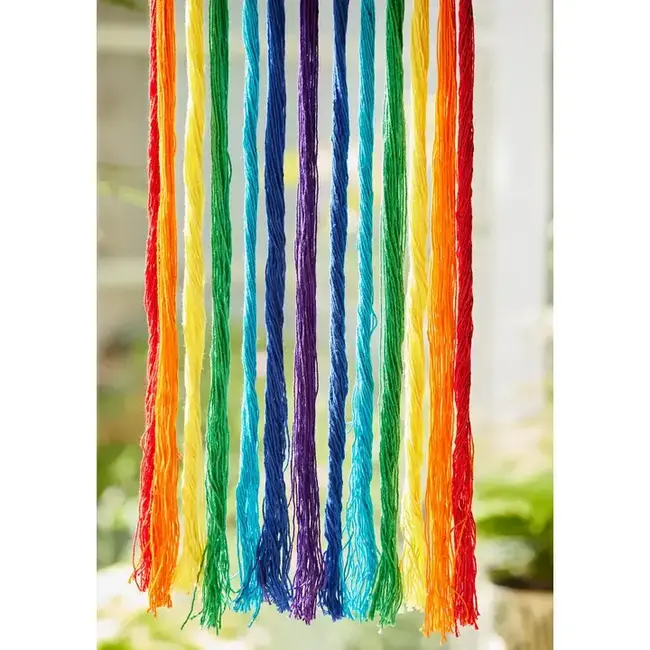 Hanging Rattan Rainbow
