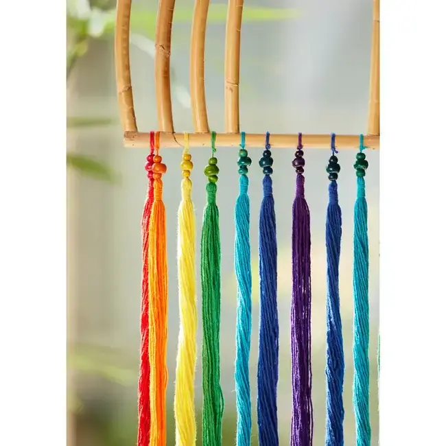 Hanging Rattan Rainbow