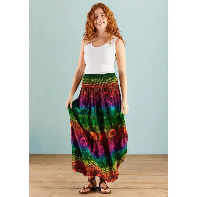 Skirt - Rainbow Print