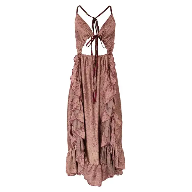 Dress - Recycled Sari Halter