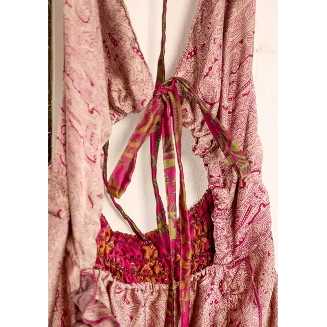 Dress - Recycled Sari Halter
