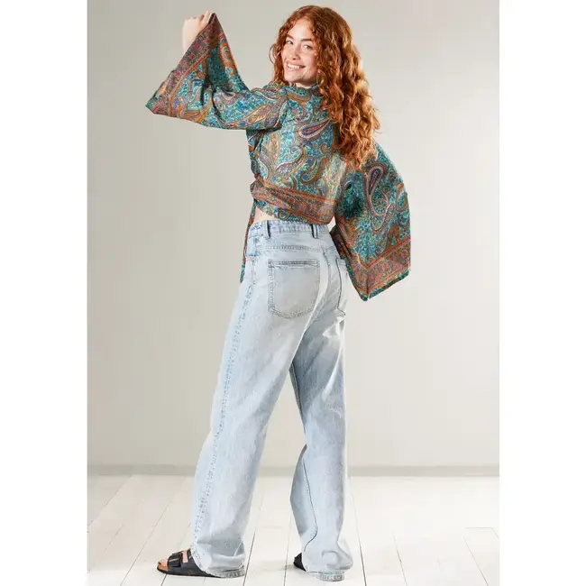Wrap Top - Recycled Sari