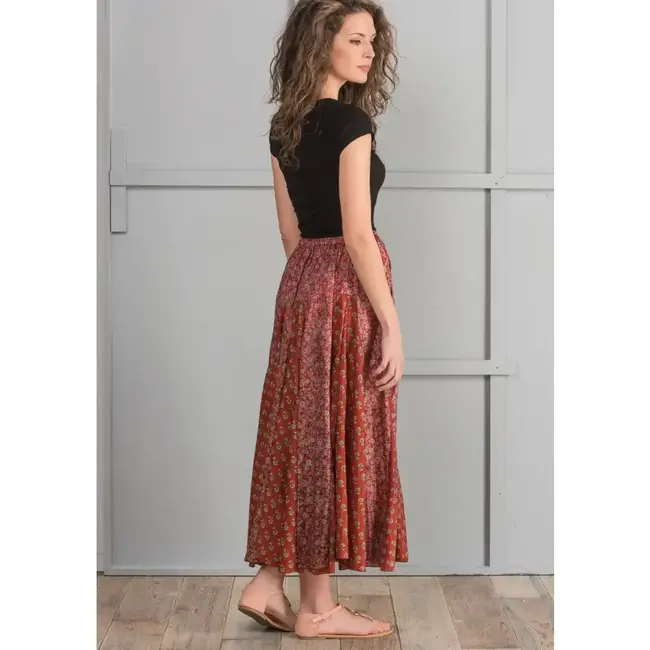 Skirt - Recycled Silk Sari Maxi