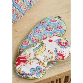 India Eye Mask - Block Print Reversible