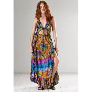 Nepal Dress - Tie Dye Halter