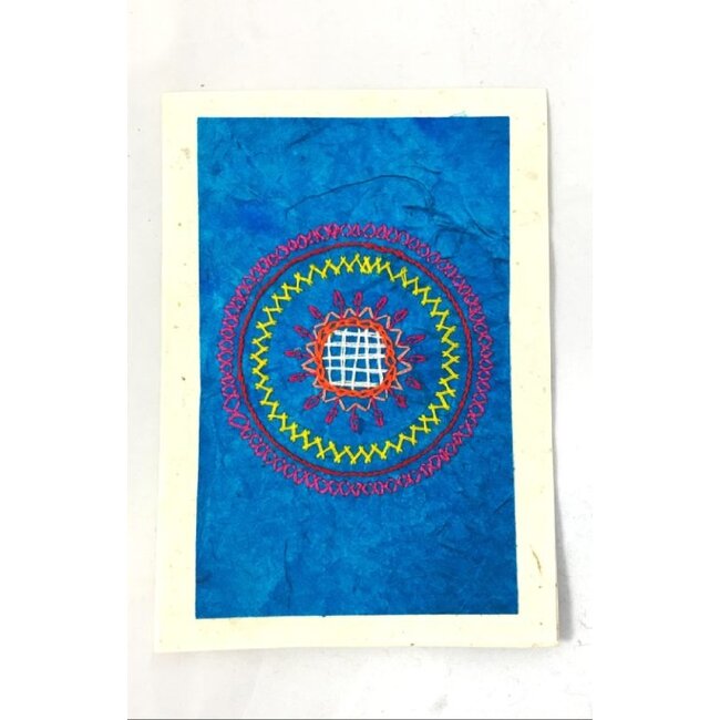 Card - Hand Embroidered