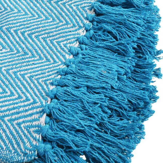 Throw Blanket - Turquoise Chevron
