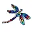 Wall Hanging - Recycled Glass Mosaic Dragonfly