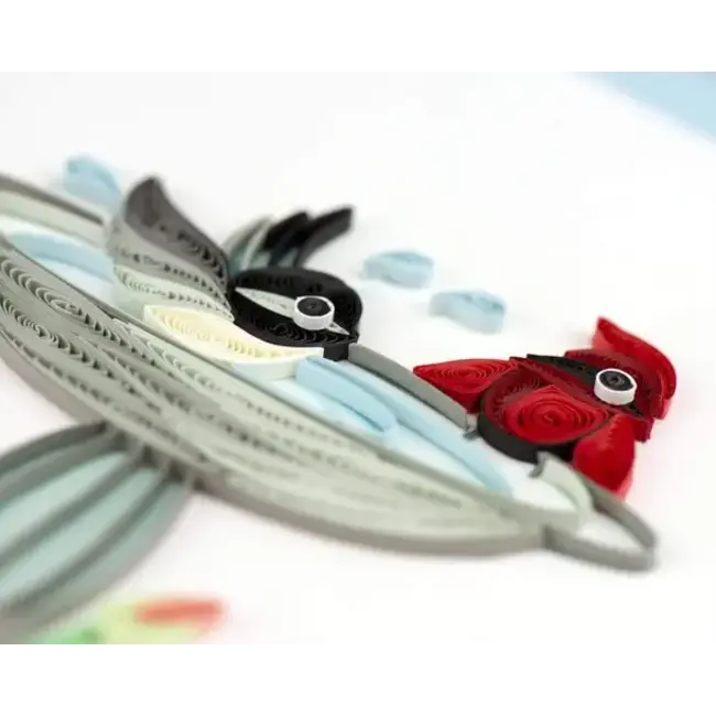 Quilling Card - Bird Bath
