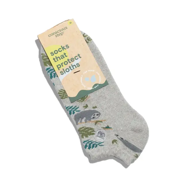 Conscious Step Ankle Socks That Protect Sloths