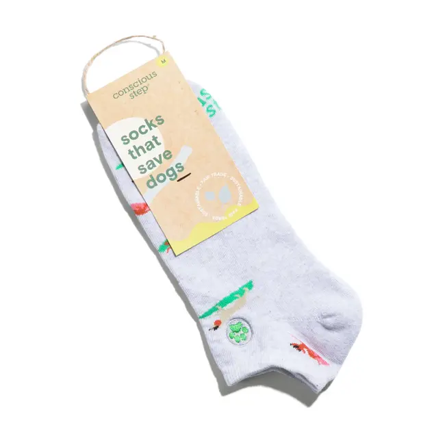 Conscious Step Ankle Socks That Save Dogs - Surfing Pups
