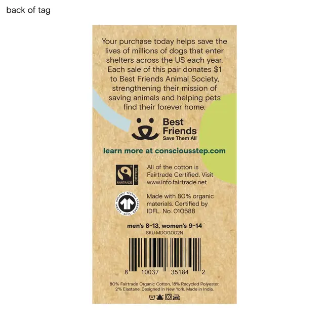 Conscious Step Ankle Socks That Save Dogs - Surfing Pups