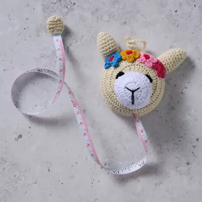 Tape Measure - Crochet Llama