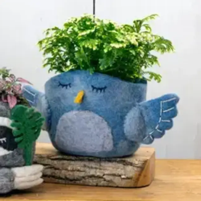 Felt Pot - Bluebird