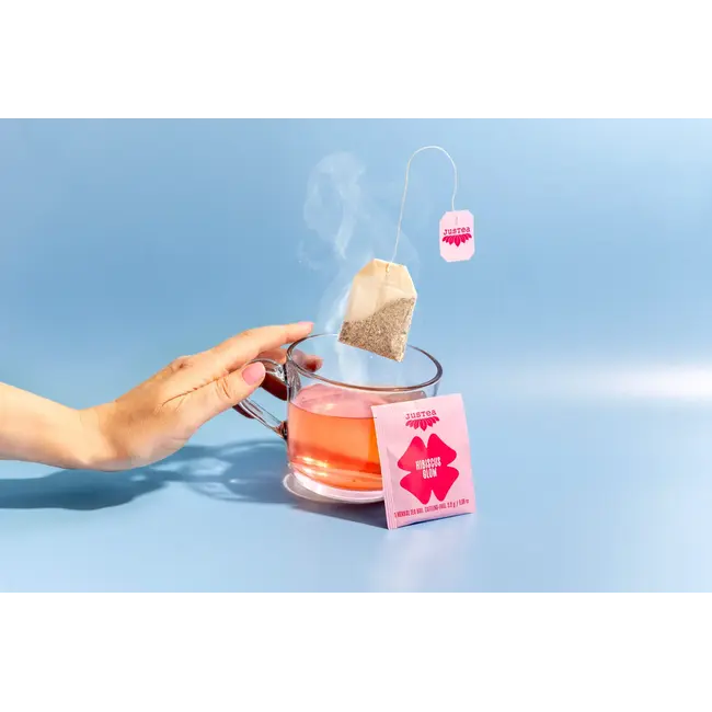 JusTea - Hibiscus Glow Tea Bags