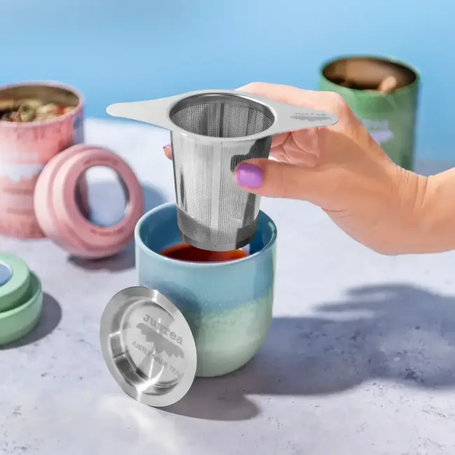 Tea Infuser - w/ Coaster Lid