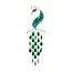 Capiz Chime - Peacock