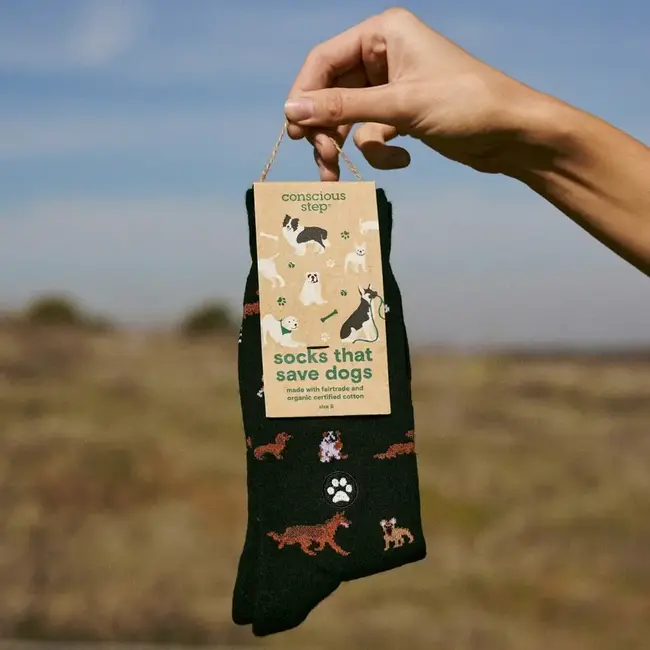 Conscious Step Socks that Save Dogs - Paw Parade