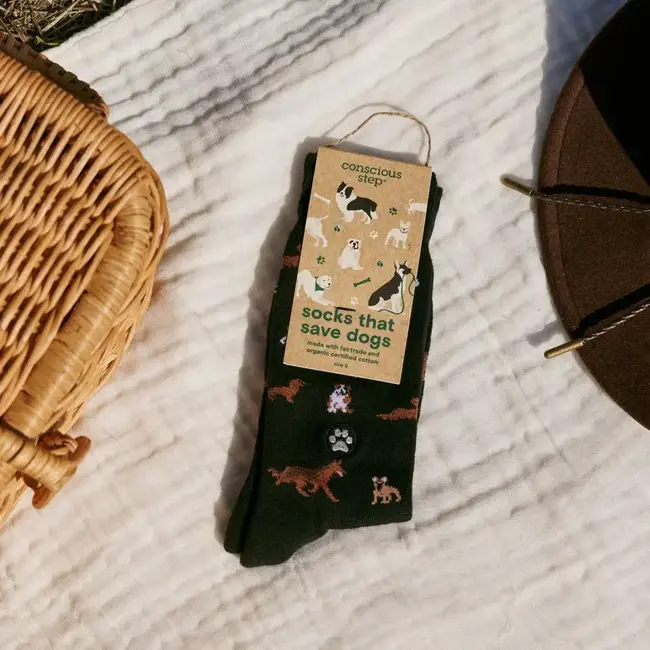 Conscious Step Socks that Save Dogs - Paw Parade