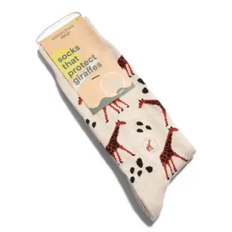 India Conscious Step Crew Socks That Protect Giraffes