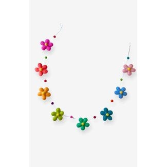 Nepal Garland - Felt Flowers (60")