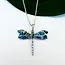 Necklace - Abalone Dragonfly Sterling Silver