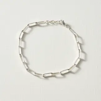 India Bracelet - Sanvi Silver Tone