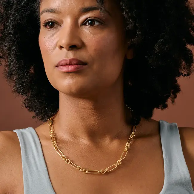 Necklace - Lajita Gold Tone