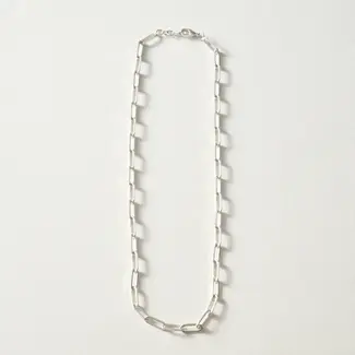 India Necklace - Sanvi Silver Tone