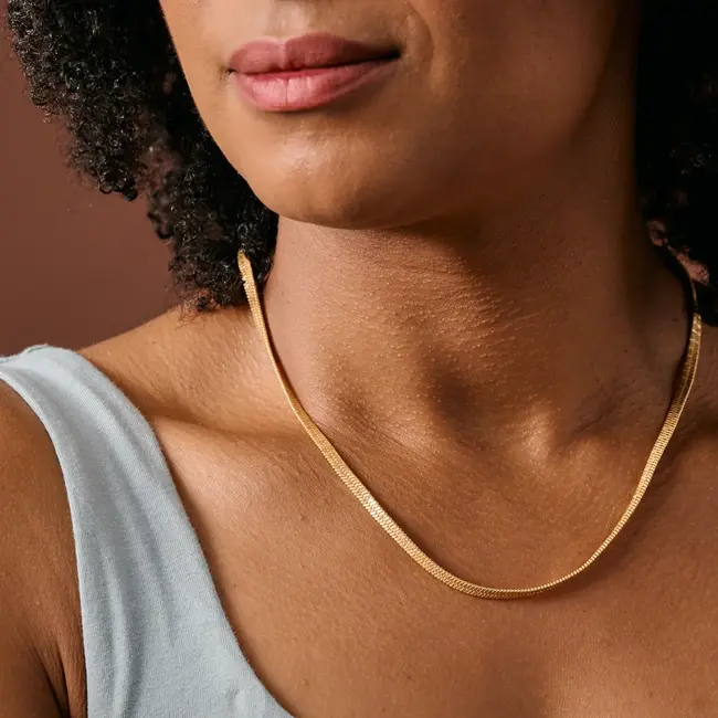 Necklace - Zara Gold Tone
