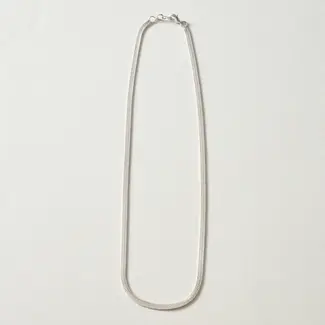 India Necklace - Zara Silver Tone
