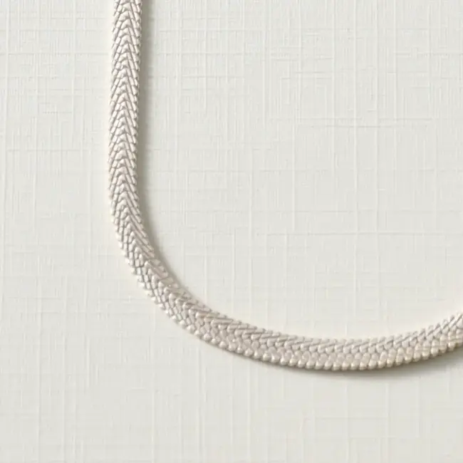 Necklace - Zara Silver Tone