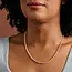 Necklace - Zara Silver Tone