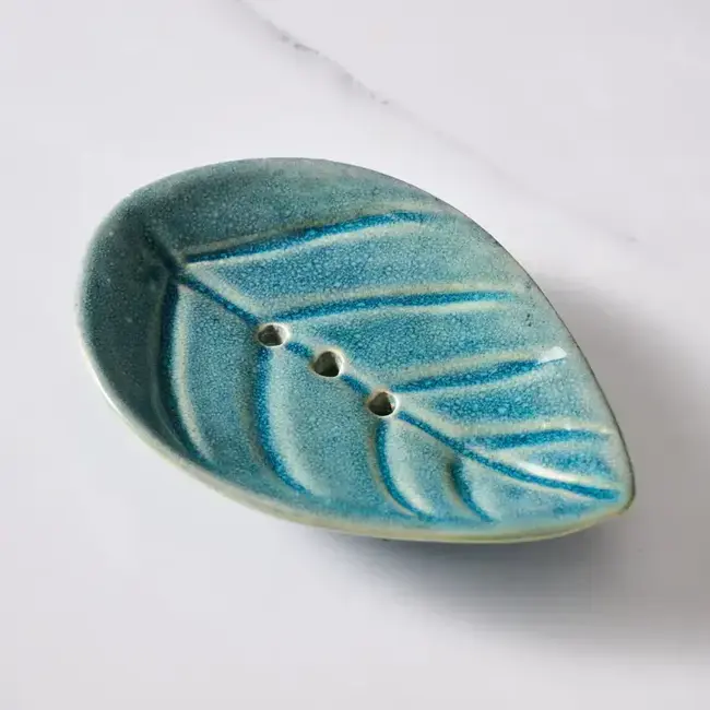 Soap Dish - Geela Ceramic Leaf