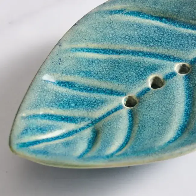 Soap Dish - Geela Ceramic Leaf