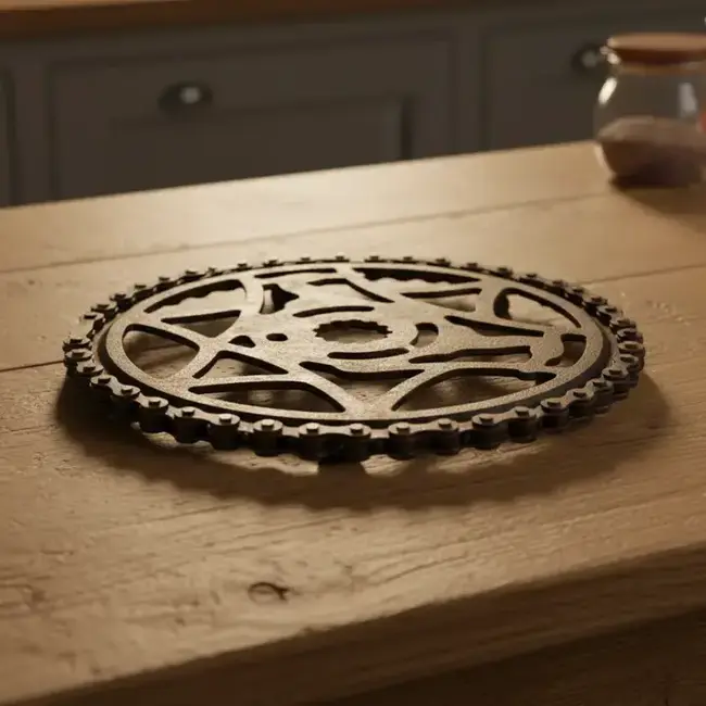Trivet - Upcycled Bike Chain