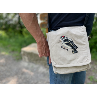 Nepal Field Bag - Downy Woodpecker