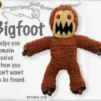 Thailand String Doll Keychain - Bigfoot