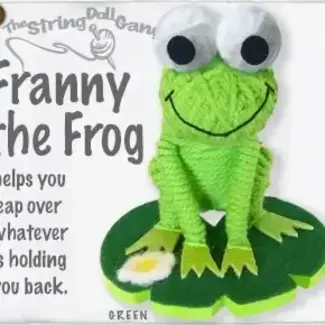 Thailand String Doll Keychain - Franny the Frog